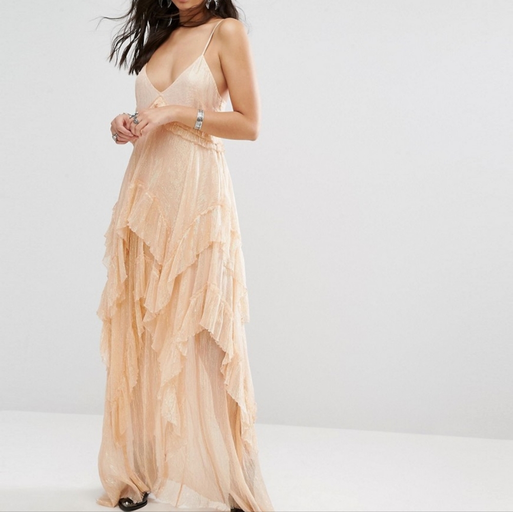 Free People FP Midnight Rendezvous Maxi Dress